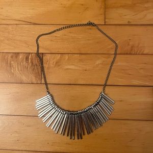 Silver Statement Necklace Gently Used
